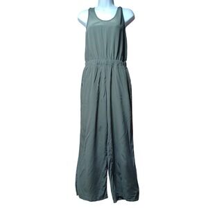 Splendid‎ Alessandra Silk Jumpsuit Spruce Green XS Elevated Casual Resort Wear
